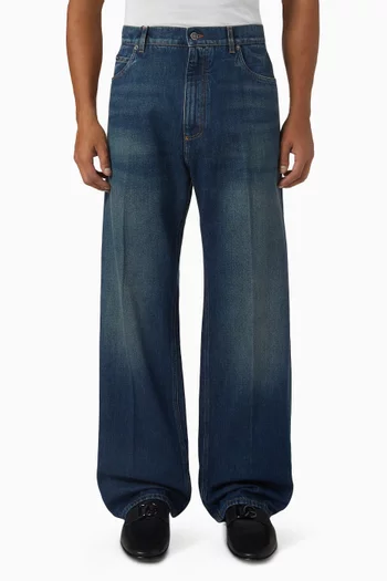 Wide-leg Jeans in Denim