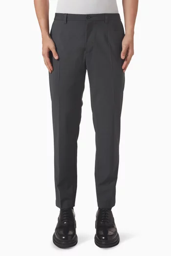 Tuxedo Pants in Wool-blend