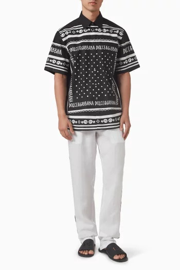 Printed Shirt in Cotton