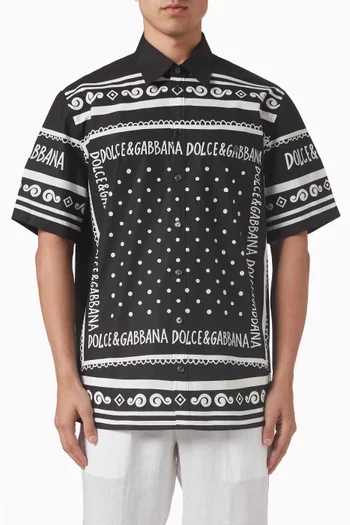Printed Shirt in Cotton