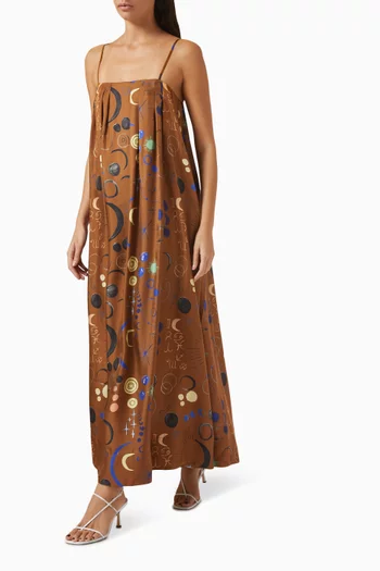 Heather Dress in Silk Twill