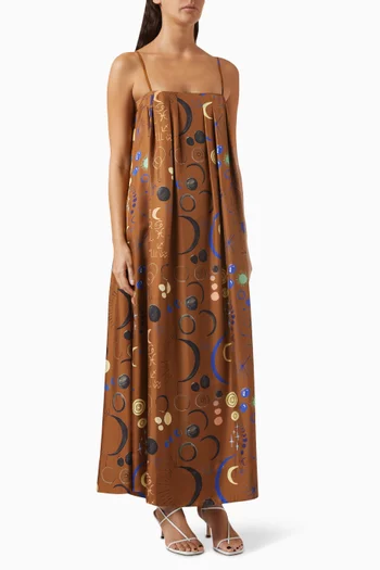 Heather Dress in Silk Twill