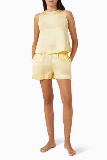Sofia Top in Silk-charmeuse