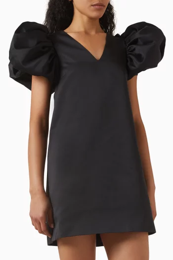 A-line Mini Dress in Satin