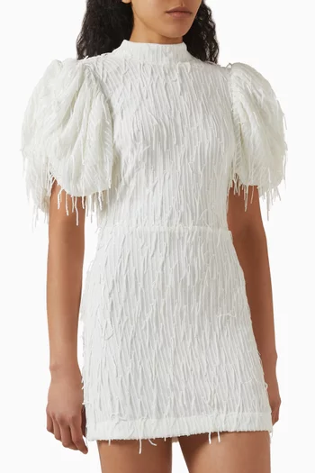 Puff Sleeve Mini Dress
