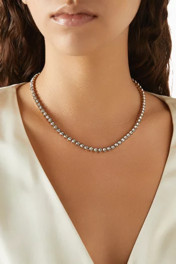 The Royal Necklace in Gold-tone Brass