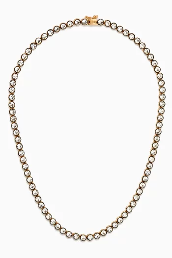 The Royal Necklace in Gold-tone Brass