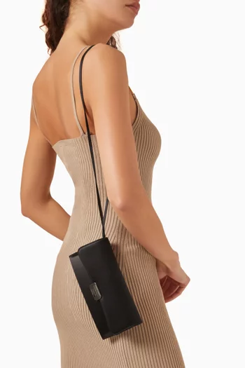 Baguette Clutch Bag in Satin