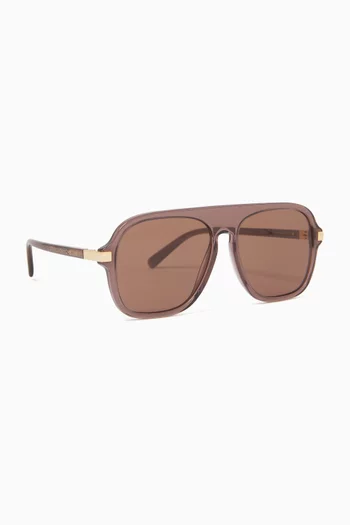 Aviator Sunglasses in Bio Acetate
