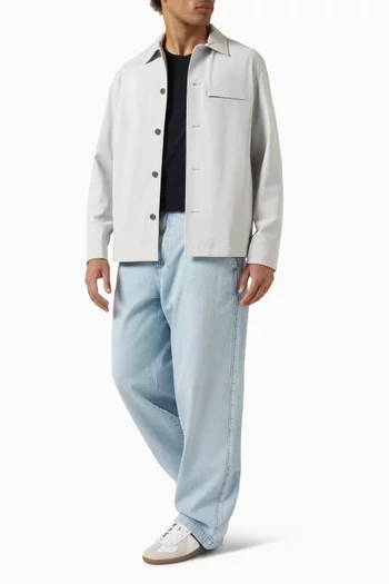 Overshirt in Stretch-nylon