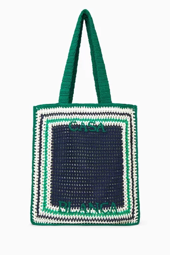 Crochet Tote Bag in Cotton
