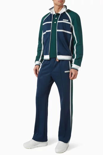 Mesh Tape Track Jacket in Tricot Fabric