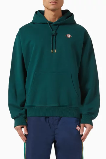 Logo-patch Hoodie in Cotton