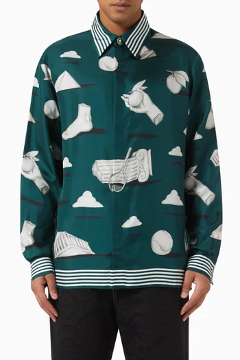 Metaphysical Shirt in Silk