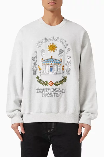 Le Temple Du Sport Sweatshirt in Cotton
