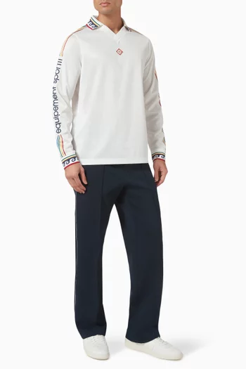 Football Shirt in Jacquard Monogram Fabric