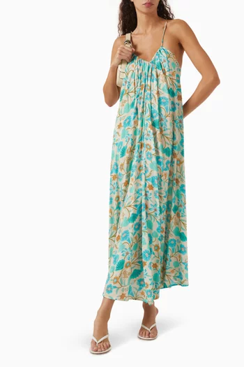 Goldie Strappy Maxi Dress in LENZING™ ECOVERO™ Viscose