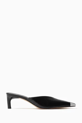Kaisa 55 Mules in Leather