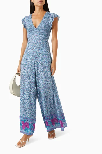 Love Jetty Shirred Jumpsuit in LENZING™ ECOVERO™ Viscose