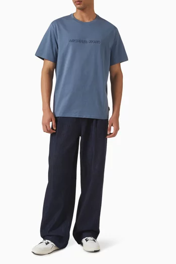 Embossed-logo T-Shirt in Cotton