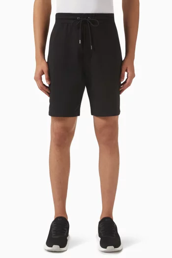 Embossed-logo Shorts in Cotton Blend