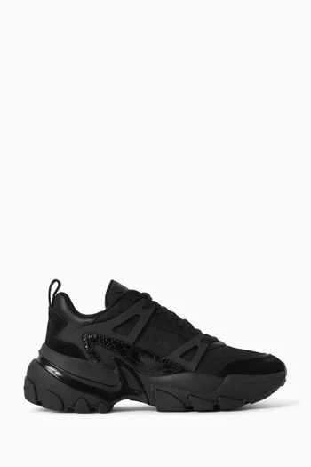 Nick Sneakers in Leather & Mesh