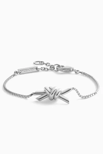 سوار بتصميم عقدة فضة إسترلينية