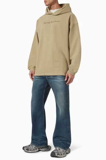 Logo Hooded Sweatshirt in Organic Cotton