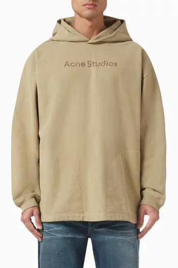 Logo Hooded Sweatshirt in Organic Cotton