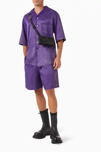 Button-up Shirt in Fluid Twill