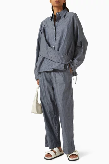 Sash Shirt in Organic Cotton