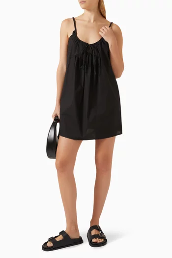 Double V Dress in Organic-cotton