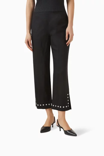 حذاء كلاسيك سيباستيون بسير خلفي وكعب 55 مم جلد