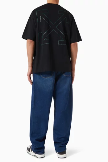 Banknote Arrow Skate T-shirt in Cotton