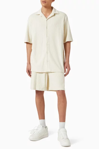 Off Bowling Shorts in Terry
