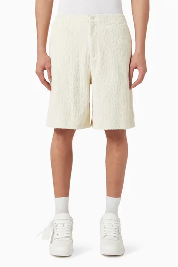 Off Bowling Shorts in Terry