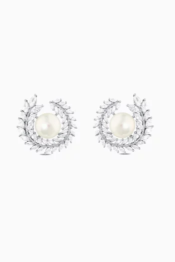 Pearl Stud Earrings in 925 Sterling Silver
