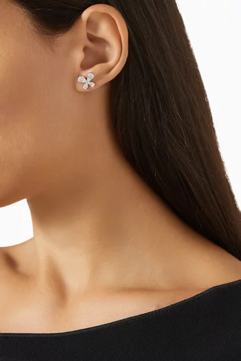 Butterfly Stud Earrings in 925 Sterling Silver