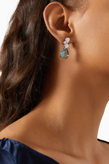 Dangle Drop Earrings in 925 Sterling Silver