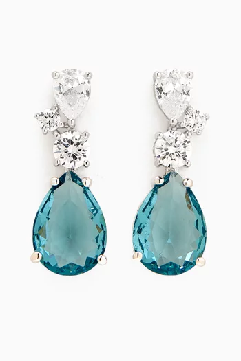 Dangle Drop Earrings in 925 Sterling Silver