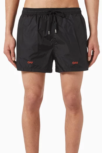 Off Stamp Swim Shorts