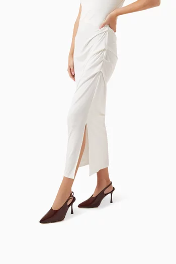 Halo 90 Slingback Pumps in Leather