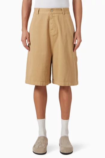 Over Dyeing Bermuda Shorts in Denim