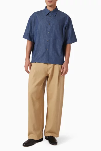 Western Yoke Shirt in Denim