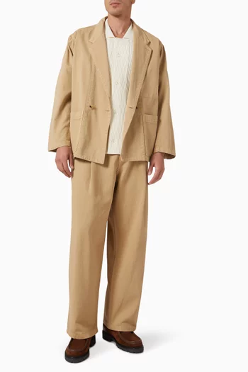 Garment Pleated Shirt in Rayon-blend