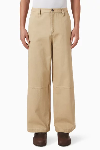 Washed Side Pocket Pants in Denim