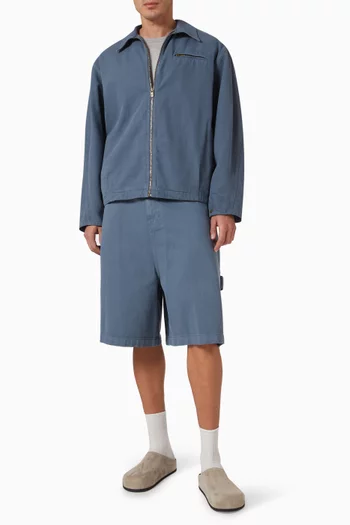 Over Dyeing Bermuda Shorts in Denim