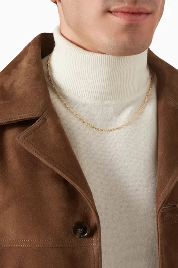 Mini Figaro Link Chain Necklace