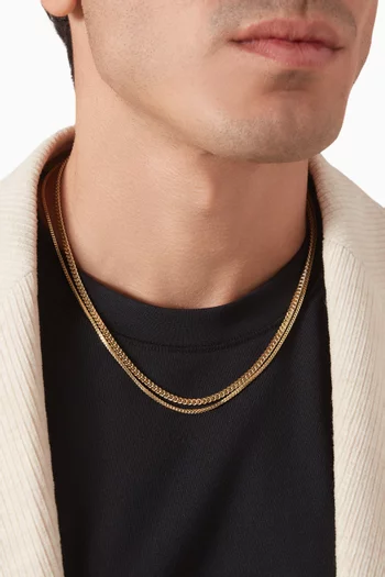 The Duo Necklace in Sterling Silver