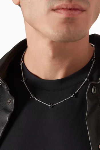Como Link Onyx Necklace